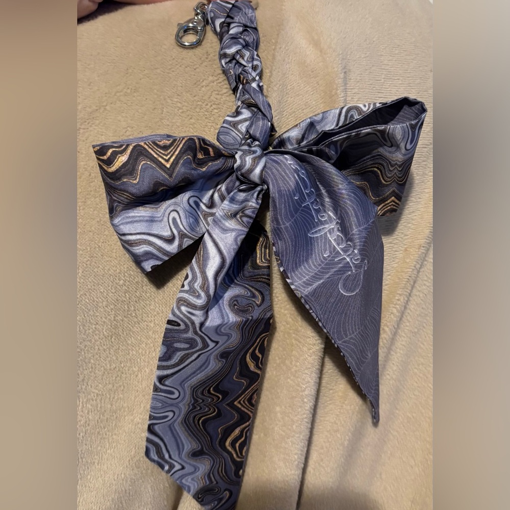Chic Purple and Gold Women's Scarf